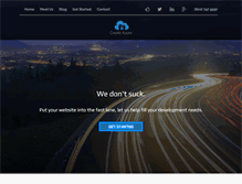 Tablet Screenshot of createazure.com